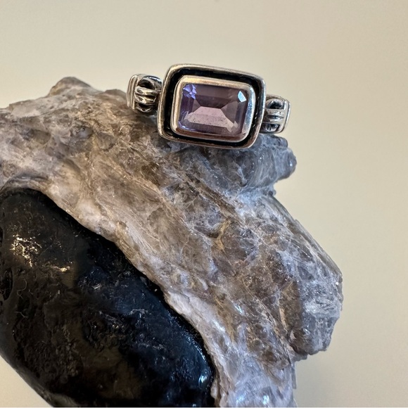 Silpada | Amethyst & Sterling Silver Ring | Size 5.5 - Picture 8 of 14
